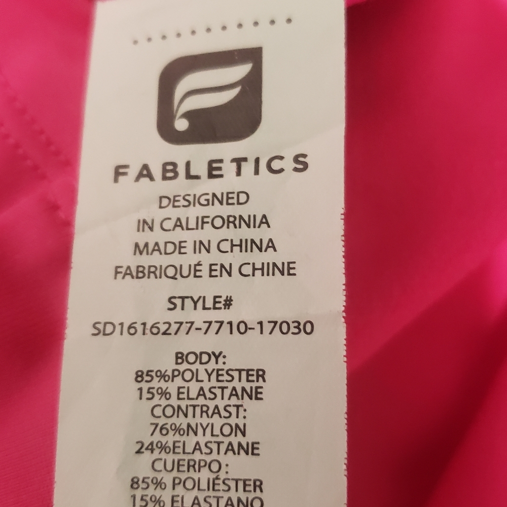Fabletics Sz S Tropez Dress in Magenta - Picture 4 of 15
